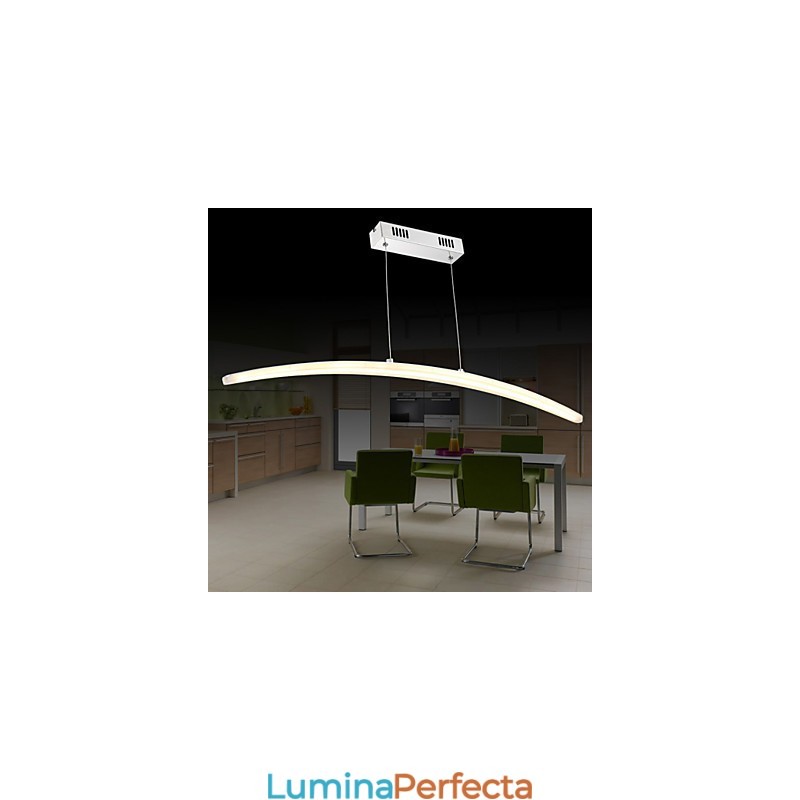 Lampă suspendată modernă contemporană metal galvanizat acrilic