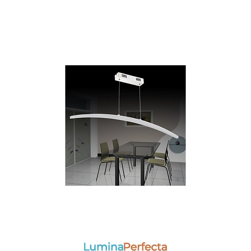 Lampă suspendată modernă contemporană metal galvanizat acrilic