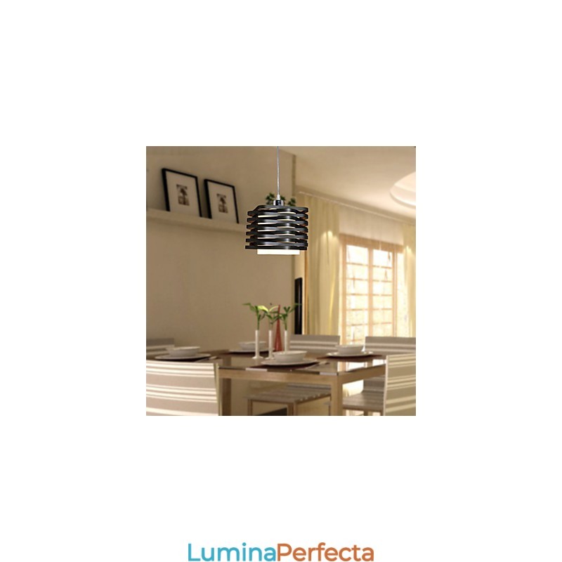 Lampă suspendată cu pictură modernă și contemporană în stil mini
