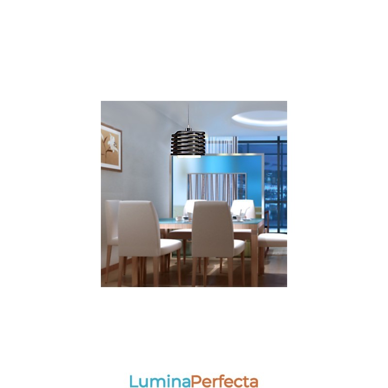 Lampă suspendată cu pictură modernă și contemporană în stil mini