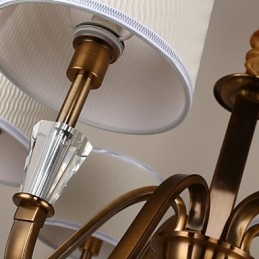 Rustic Lodge Vintage Crystal Mini Candelabru din metal galvanizat