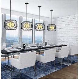 Creativ Contractat Nordic Fier forjat Sticla cu un singur cap Droplight Lampă