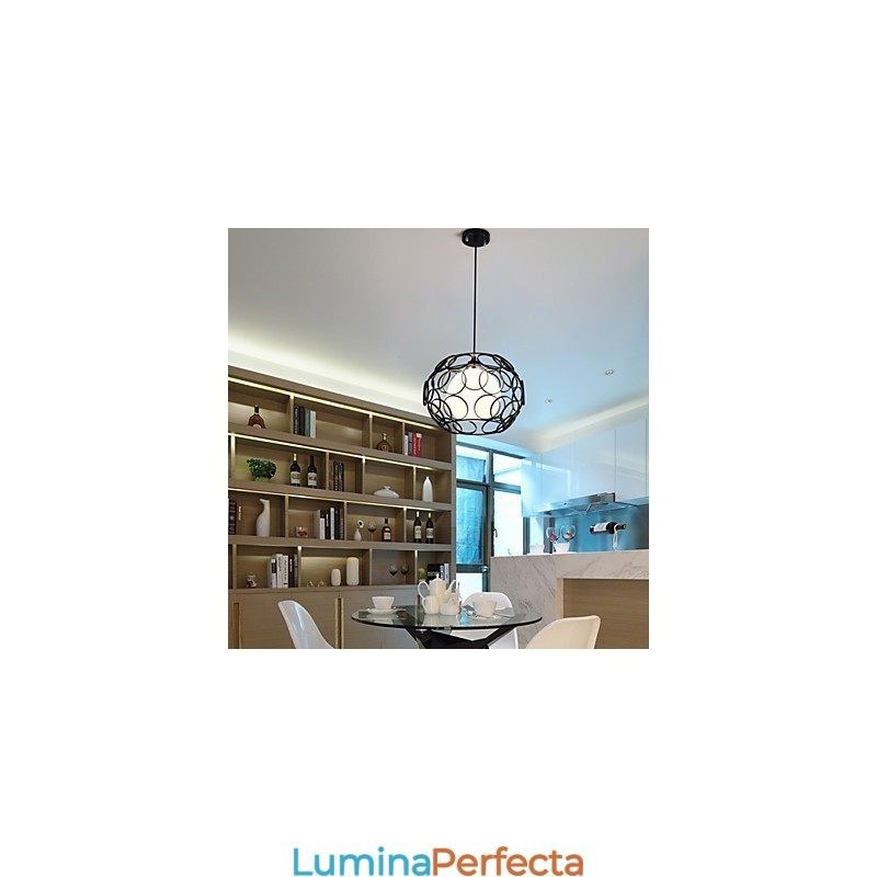 Creativ Contractat Nordic Fier forjat Sticla cu un singur cap Droplight Lampă
