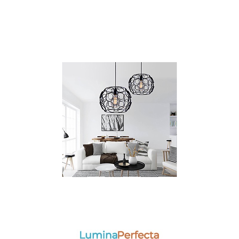 Creativ Contractat Nordic Fier forjat Sticla cu un singur cap Droplight Lampă
