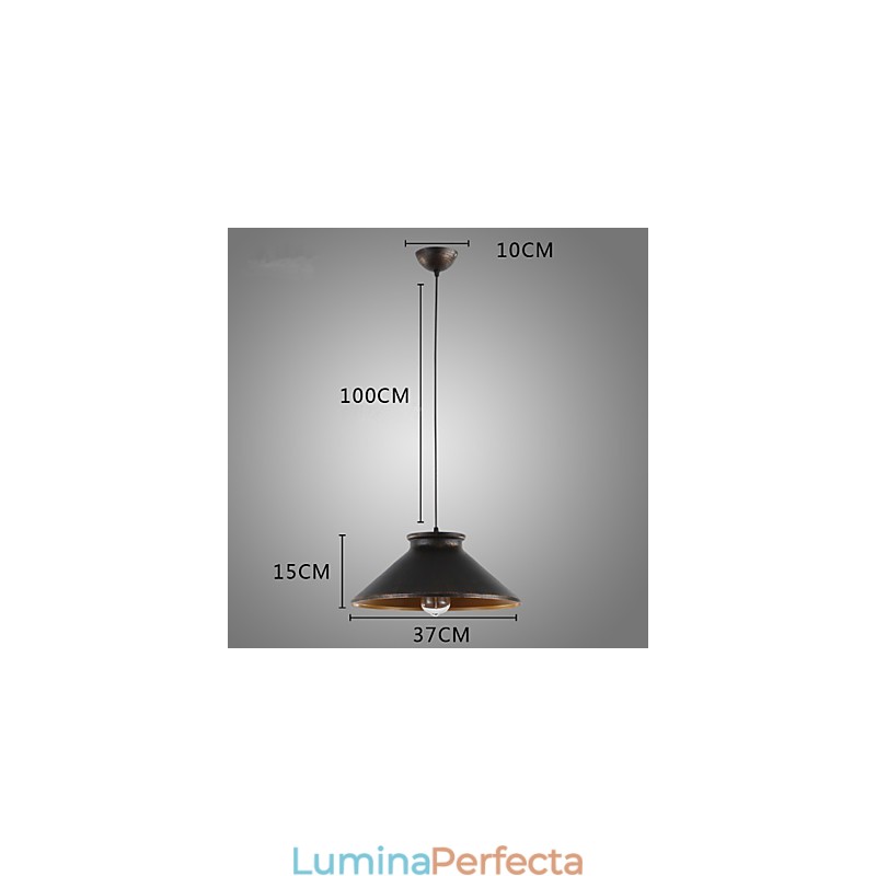 Lampă suspendată din metal retro Designers