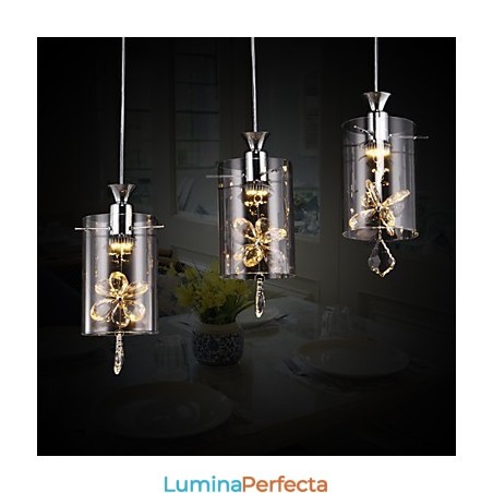 Lampă suspendată din sticlă modernă contemporană din cristal Lampă suspendată din sticlă modernă contemporană din cristal