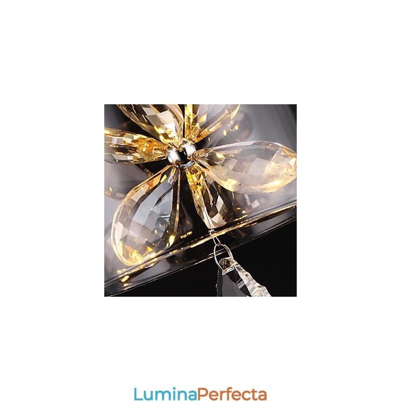 Lampă suspendată din sticlă modernă contemporană din cristal