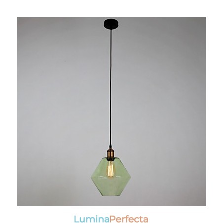 Pandantiv artistic minimalist din sticla 1 lumina Pandantiv artistic minimalist din sticla 1 lumina