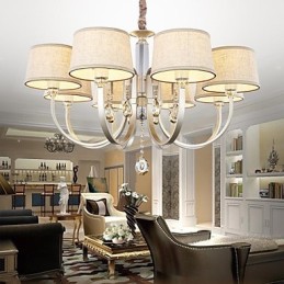 Candelabru Country Crystal Argintiu Metal