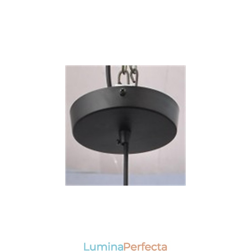 Candelabru american retro minimalist din sticlă