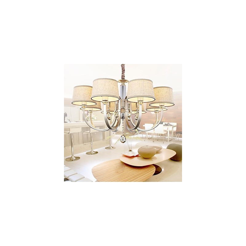 Candelabru Country Crystal Argintiu Metal