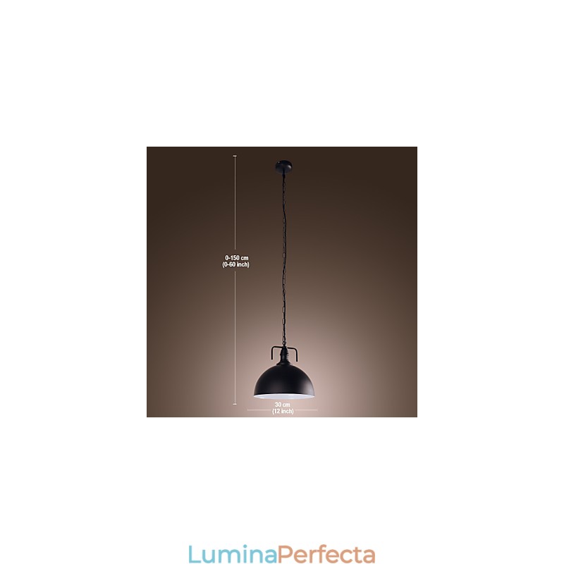 Lampă suspendată cu pictură tradițională clasică retro bol mini stil