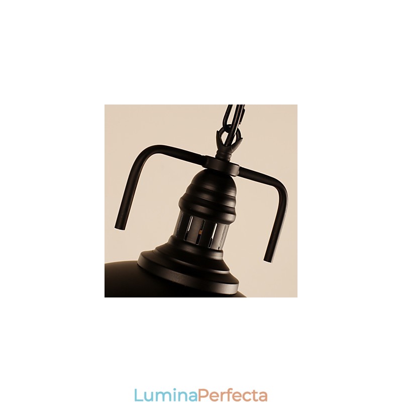 Lampă suspendată cu pictură tradițională clasică retro bol mini stil