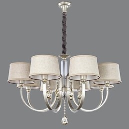 Candelabru Country Crystal Argintiu Metal