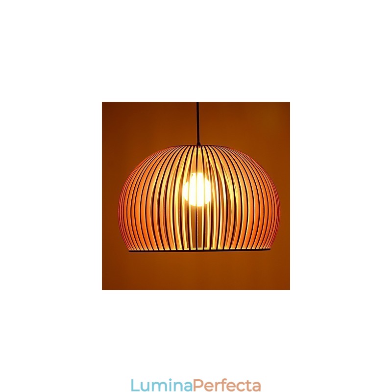 Design Stil Circular Caracteristică L Lampă suspendată 1 Lemn deschis
