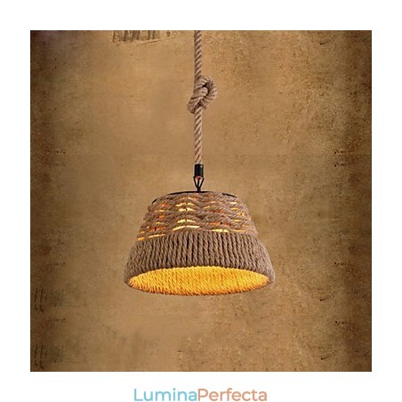 Loft Industrial Wind Creative Nordic Cânepă Funie Mese Candelabru Lampă Loft Industrial Wind Creative Nordic Cânepă Funie Mese Candelabru Lampă