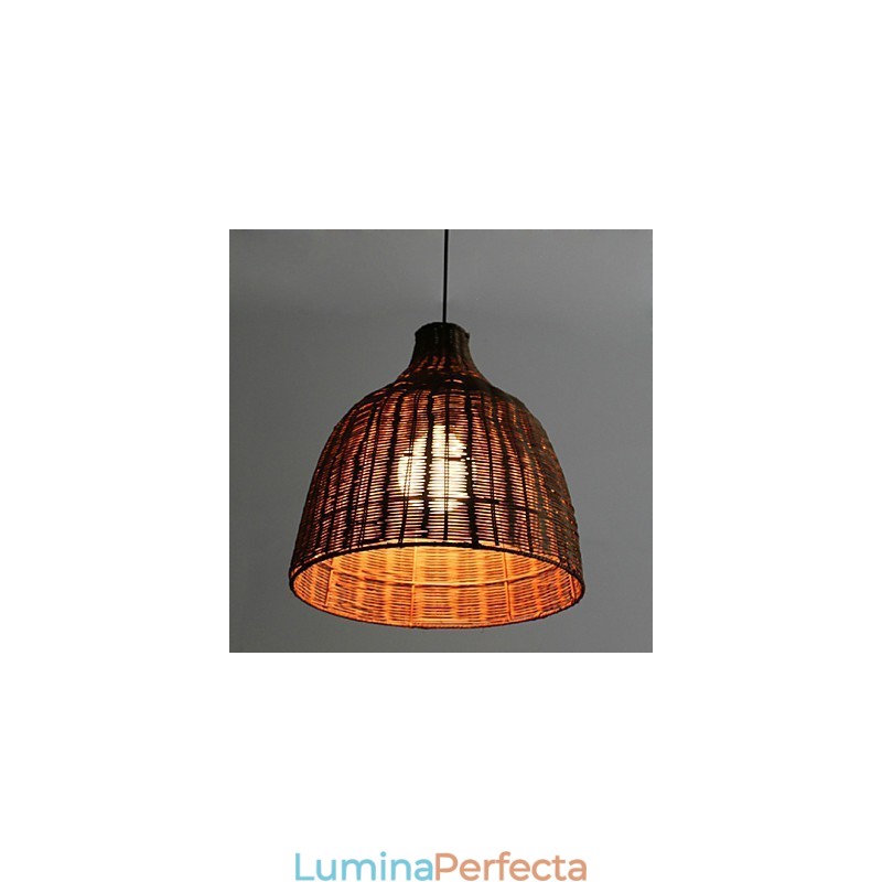 Stil rural Cany Art Creative Hand Made By The Cane Makes Up Droplight Lamp