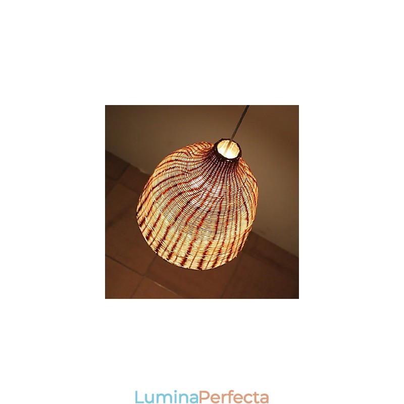 Stil rural Cany Art Creative Hand Made By The Cane Makes Up Droplight Lamp