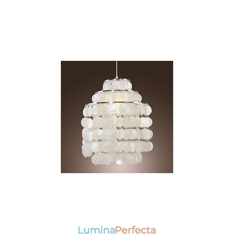 Lampă suspendată cromată în stil mini modern și contemporan