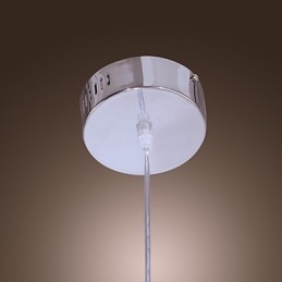 Lampă suspendată cromată în stil mini modern și contemporan