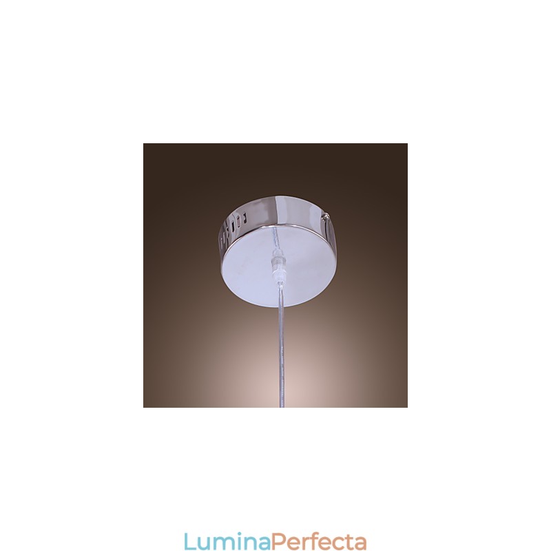 Lampă suspendată cromată în stil mini modern și contemporan