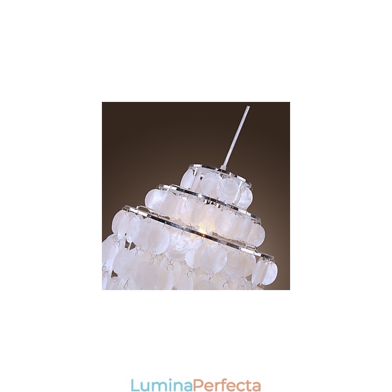 Lampă suspendată cromată în stil mini modern și contemporan