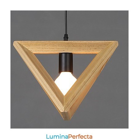 Lampă suspendată modernă din lemn Lampe suspendate simple Lampă pendant cafenea Lampă suspendată modernă din lemn Lampe suspendate simple Lampă pendant cafenea