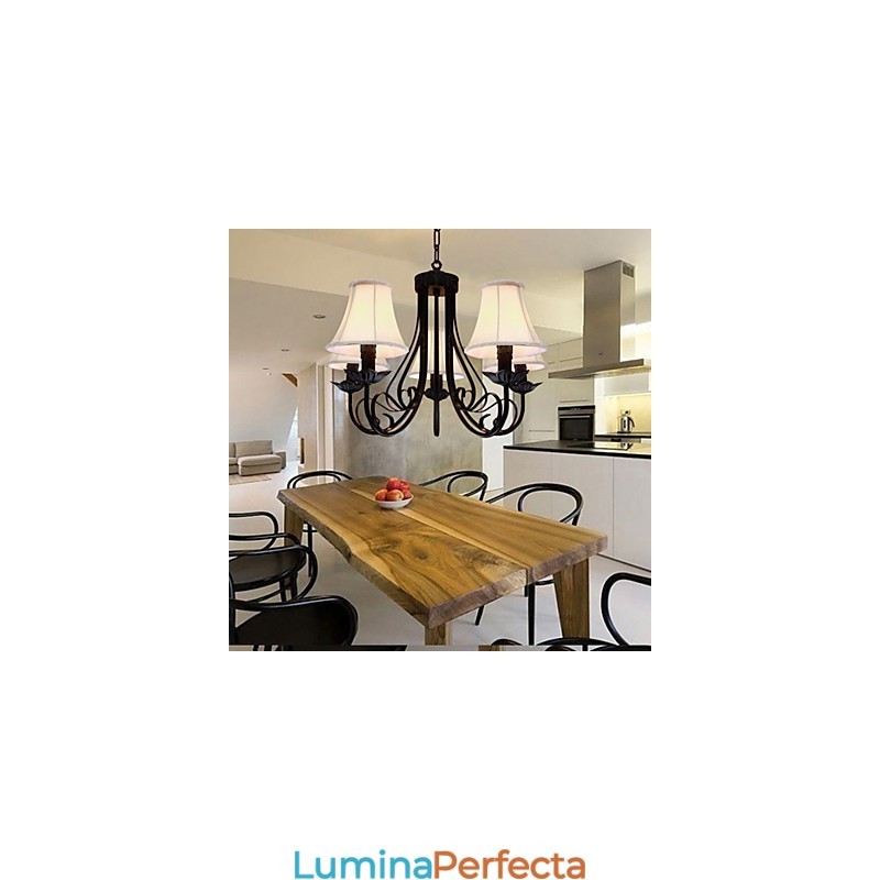 Candelabru tradițional clasic din alamă antică