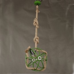 Retro Cafe Art Candelabru Candelabru Rope