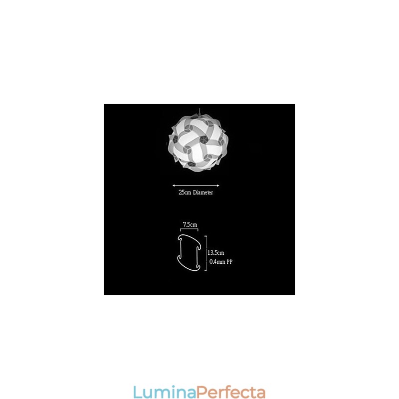 Lampă Ball Ball modernă DIY 25cm