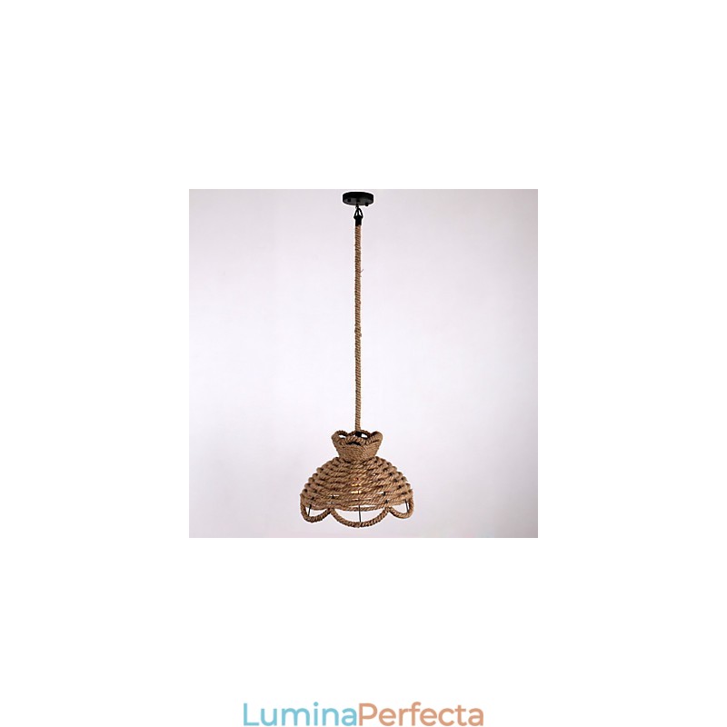 Lumini suspendate în stil mini, modern contemporan, iluminat de frânghie de țară