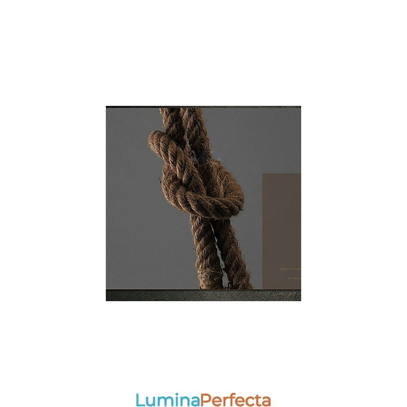 Candelabru creativ multifuncțional din frânghie de cânepă