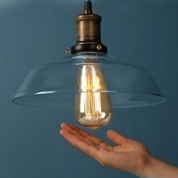 Lampă suspendată din sticlă modernă Lampă suspendată simplă Lampă pendant cafenea