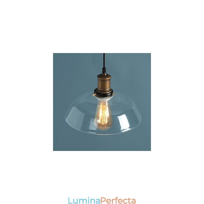 Lampă suspendată din sticlă modernă Lampă suspendată simplă Lampă pendant cafenea