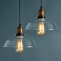 Lampă suspendată din sticlă modernă Lampă suspendată simplă Lampă pendant cafenea