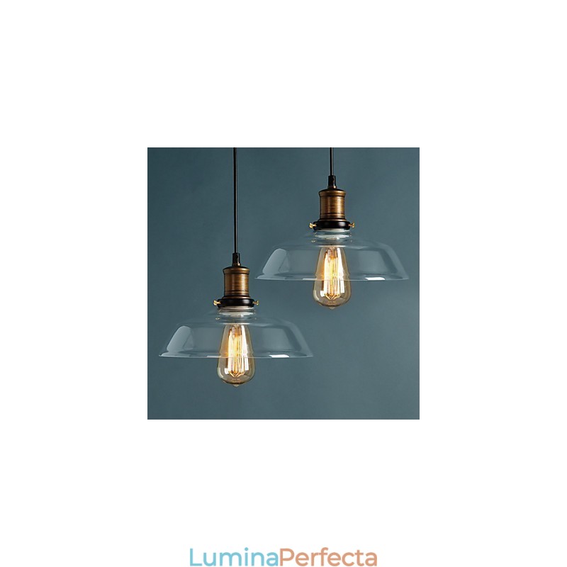 Lampă suspendată din sticlă modernă Lampă suspendată simplă Lampă pendant cafenea