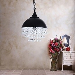 Candelabru din fier american retro minimalist minimalist cu un singur cap
