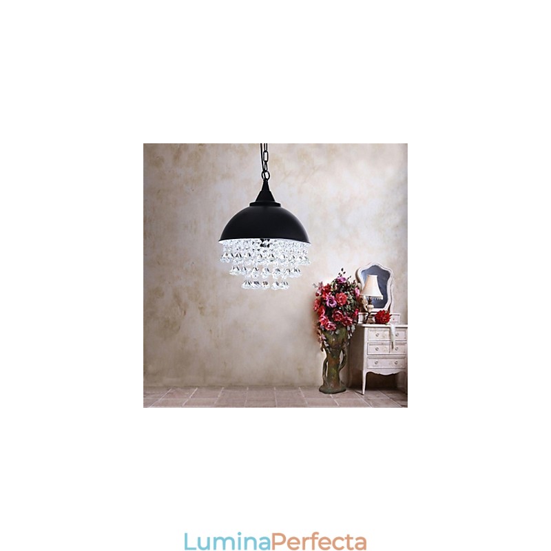 Candelabru din fier american retro minimalist minimalist cu un singur cap