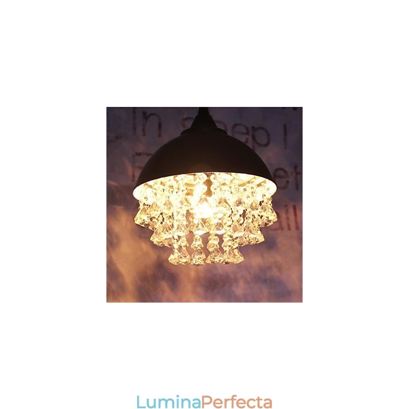 Candelabru din fier american retro minimalist minimalist cu un singur cap