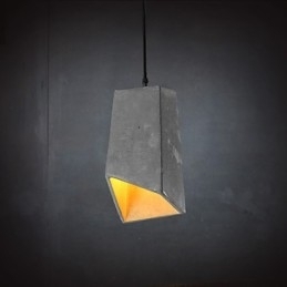Lampă suspendată din ciment retro contemporană și contractată