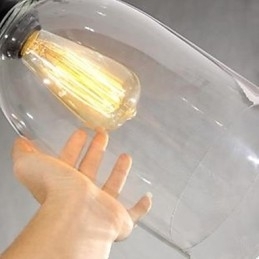 Contractat American Country Ceas mare de cristal Droplight Restaurează căile antice