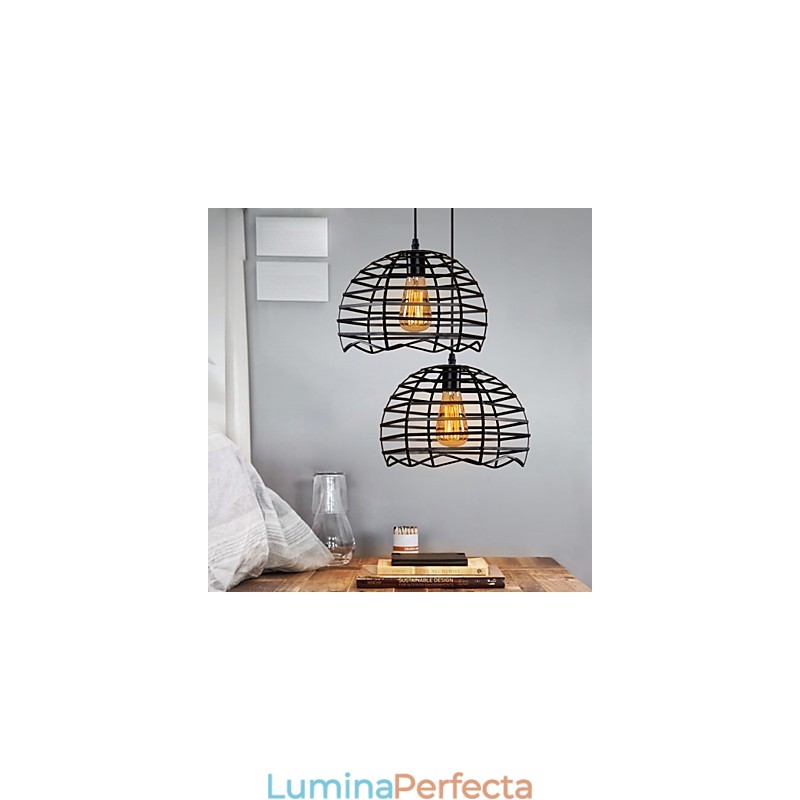 Plafoniere retro clasice din metal Lampe suspendate simple Lampă suspendată cafenea