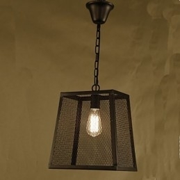 O acoperire de plasă Retro Industrial Wind Cafe Candelabru din Lron forjat