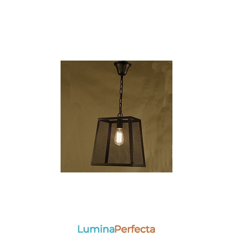 O acoperire de plasă Retro Industrial Wind Cafe Candelabru din Lron forjat