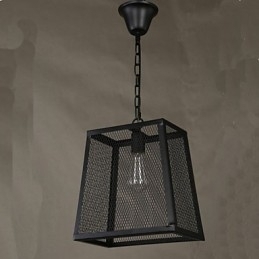 O acoperire de plasă Retro Industrial Wind Cafe Candelabru din Lron forjat