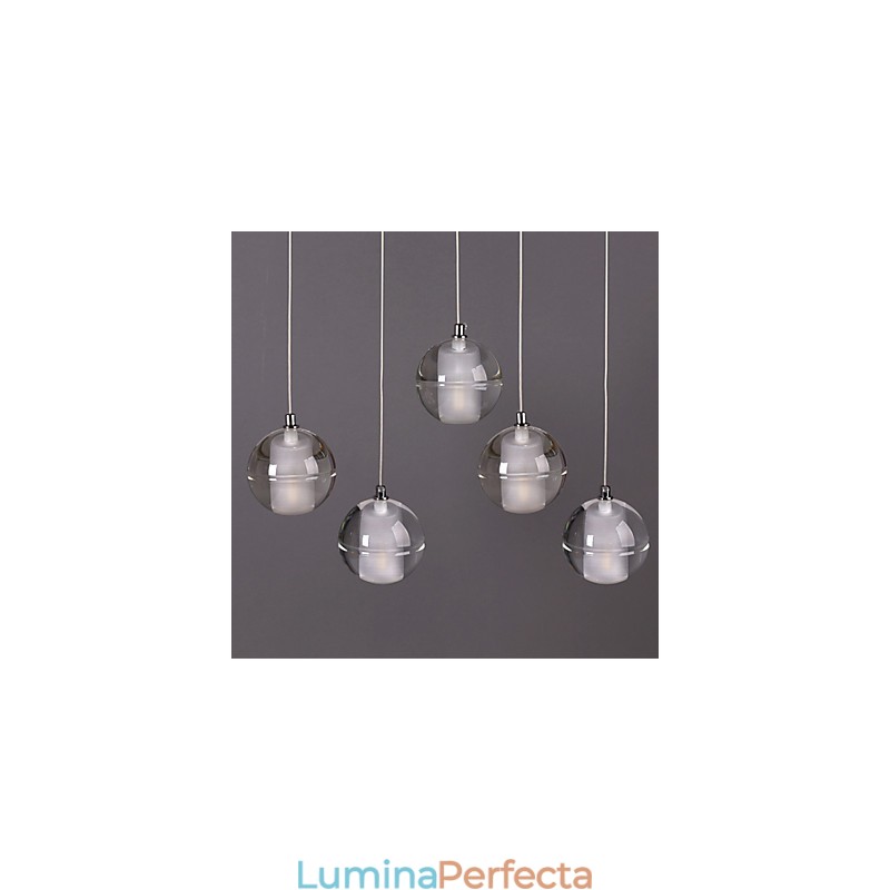 1 Lumină Cristal Sticlă Piatră Pendant Lampă Cafe Pendant Pendant Iluminat Decorativ Pendant