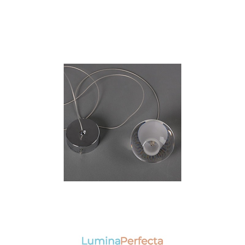 1 Lumină Cristal Sticlă Piatră Pendant Lampă Cafe Pendant Pendant Iluminat Decorativ Pendant