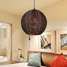 Lampă suspendată din metal Lantern Country Globe modernă contemporană