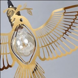 Hârtie retro tăiată Art Bird Placare
