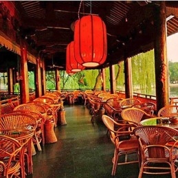 Archaize Piele de oaie Red Lanterns Verandă Droplight Lampă Lumină
